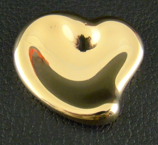 (image for) RARE TIFFANY 18K GOLD PENDENT WITH MIRROR